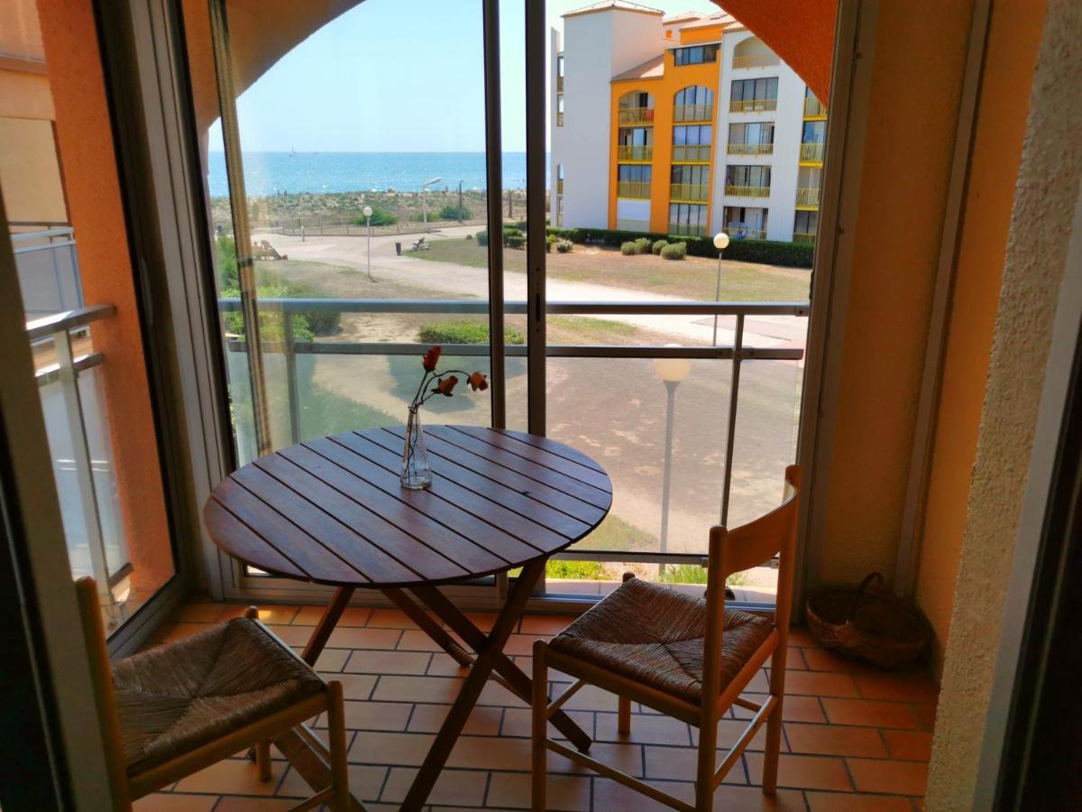 Cap De Mer - Vue Sur Mer - Une Chambre - Une Terrasse - Acces Direct Plage - Commerces A Proximites Le Barcarès Exteriör bild